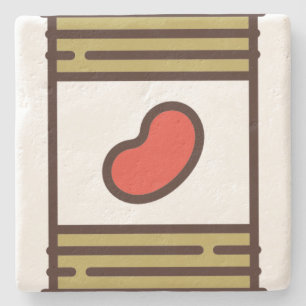 Bohnen Steinuntersetzer