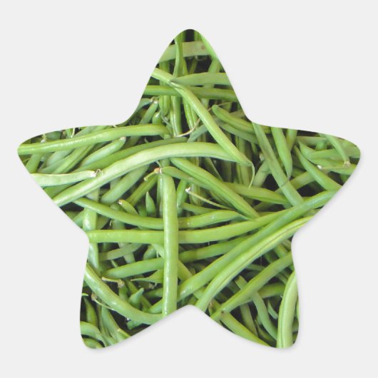 Bohnen Stern-Aufkleber (Vorderseite)