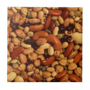 Bohnen und Erbsen Fliese