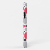 Bohnen und Erbsen rotes, weißes Muster Case-Mate iPhone Hülle (Hinten/Rechts)