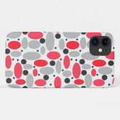 Bohnen und Erbsen rotes, weißes Muster Case-Mate iPhone Hülle (Rückseite (Horizontal))