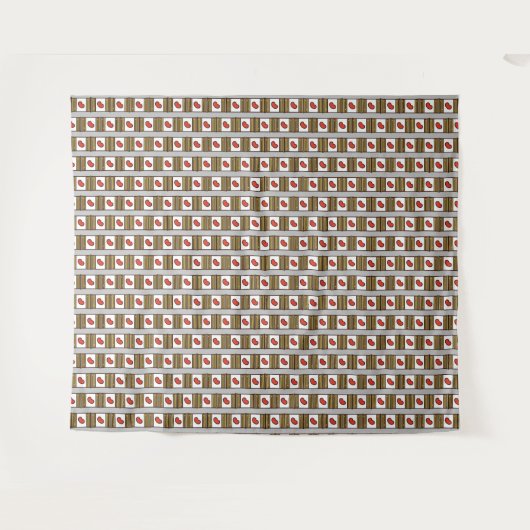 Bohnen Wandteppich (Vorderseite (Horizontal))