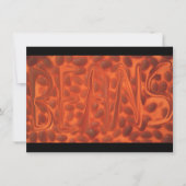 Bohnenkarte (Vorderseite)