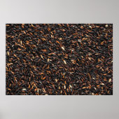 Bohnenlos, schwarz und braun poster (Vorne)