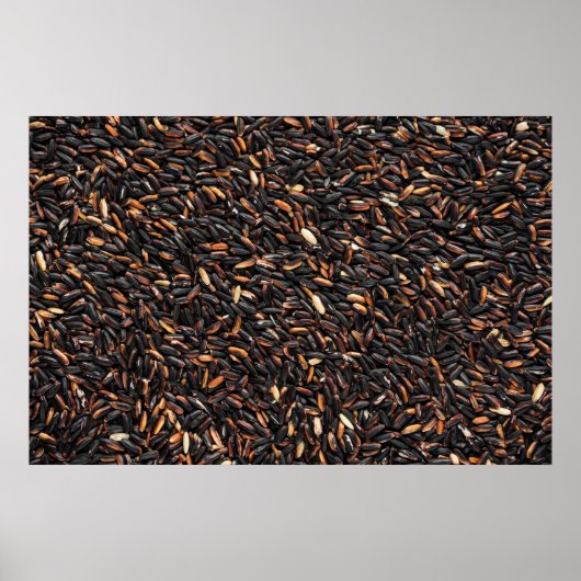 Bohnenlos, schwarz und braun poster (Vorne)