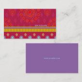 BOHO1 Mandala - Businesscard Visitenkarte (Vorne/Hinten)
