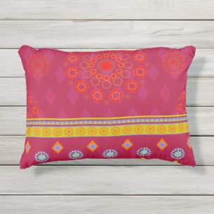 BOHO1 Mandala - Kissen für den Außenbereich Draußen