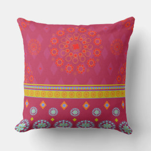 BOHO1 Mandala - Pillow Kissen Für Draußen
