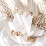 Boho 16 . Geburtstag Floral 16. Geburtstag Einladung<br><div class="desc">Boho Sweet 16 Geburtstag mit getrockneten Blume.</div>