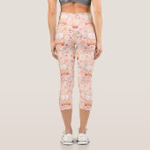 Boho 1960er Hippie Peace van Capri Leggings (Rückseite)