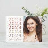 Boho 2023 Foto Abschluss - Flachbildschirm-Ankündi Ankündigung (Stehend Vorderseite)