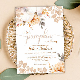 Boho A Little Pumpkin Herbst Herbstdusche Einladung