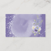 Boho A Little Wildflower Baby Shower Diaper Raffle Begleitkarte (Rückseite)