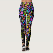 Boho Abend Wildblume Leggings (Rückseite)
