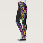 Boho Abend Wildblume Leggings (Links)