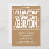 Boho Abschluss-Party Einladungen (Vorderseite)