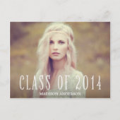 Boho | Abschluss Postkarte Einladung (Vorderseite)