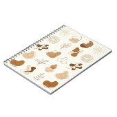 Boho Abstract Aesthetic Journal Notizblock (Linke Seite)