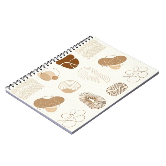 Boho Abstract Aesthetic Journal - Notizblock (Linke Seite)