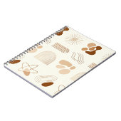 Boho Abstract Aesthetic Journal Notizblock (Linke Seite)