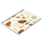 Boho Abstract Aesthetic Journal Notizblock (Linke Seite)