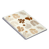Boho Abstract Ästhetik Journal Notizblock (Rechte Seite)