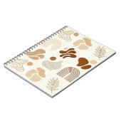 Boho Abstract Ästhetik Journal Notizblock (Linke Seite)