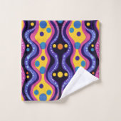 Boho-Abstract farbenfroh 18 Badhandtuch Set (Waschlappen)