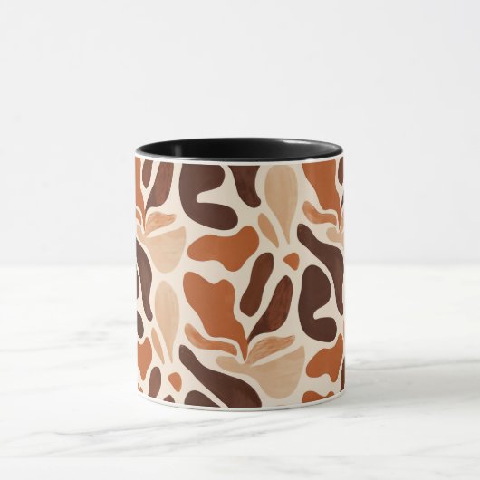 Boho Abstract Flow Mug – Soft Shape Composition Tasse (Zentrum)