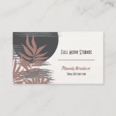 Boho Abstract Healing and Meditation Business Card Visitenkarte (Vorderseite)