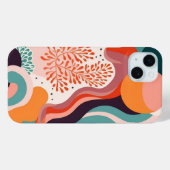 Boho Abstract Minimalist Shape Colorful Case-Mate iPhone Hülle (Rückseite (Horizontal))