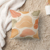 Boho Abstract Organic Shape Pillow - Earthy Terrac Kissen (Decke)