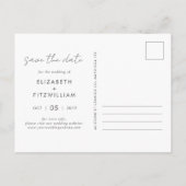 Boho Abstract | Rust Maple Heiratsankündigung Postkarte (Rückseite)