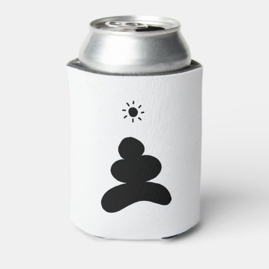 Boho abstract Stone and Sun Dosenkühler (Kanne Rückseite)