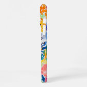 Boho Abstract Wildflower Garden iPhone Hülle (Linke Seite)