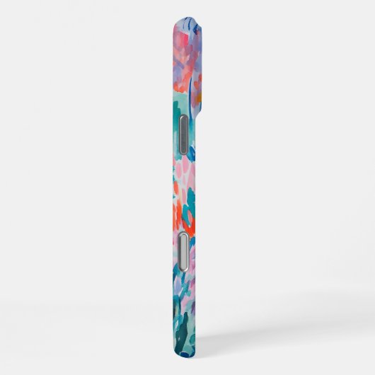 Boho Abstract Wildflower Garden iPhone Hülle (Rechte Seite)