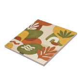 Boho-Abstracte Botanische Kunst Fliese (Seite)