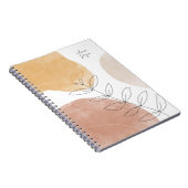 Boho Abstrakt Art Journal Notizblock (Rechte Seite)