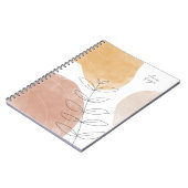 Boho Abstrakt Art Journal Notizblock (Linke Seite)