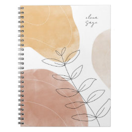 Boho Abstrakt Art Journal Notizblock