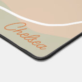 Boho Abstrakt Ästhetik Individuelle Name Desk Mat Schreibtischunterlage (Ecke)