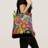 Boho Abstrakt Blume Tasche (Von Nahem)