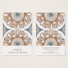 Boho Abstrakt Circles Earring Display Card