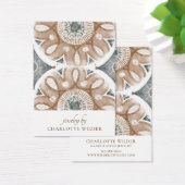 Boho Abstrakt Circles Earring Display Card (Schreibtisch)