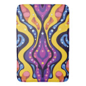 Boho Abstrakt farbig 11 Badematte (Vorderseite Vertikal)