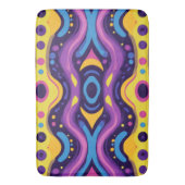 Boho Abstrakt farbig 17 Badematte (Vorderseite Vertikal)