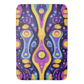 Boho Abstrakt farbig 1 Badematte (Vorderseite Vertikal)