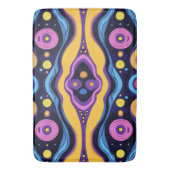 Boho Abstrakt farbig 2 Badematte (Vorderseite Vertikal)