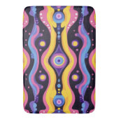 Boho Abstrakt farbig 3 Badematte (Vorderseite Vertikal)