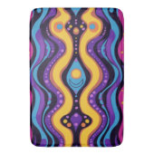 Boho Abstrakt farbig 4 Badematte (Vorderseite Vertikal)